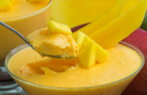 Fresh Mango Mousse