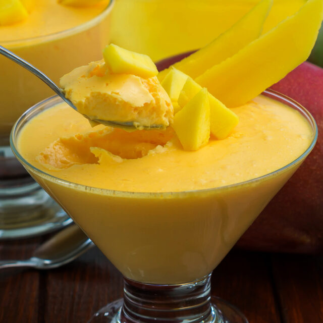 Fresh Mango Mousse