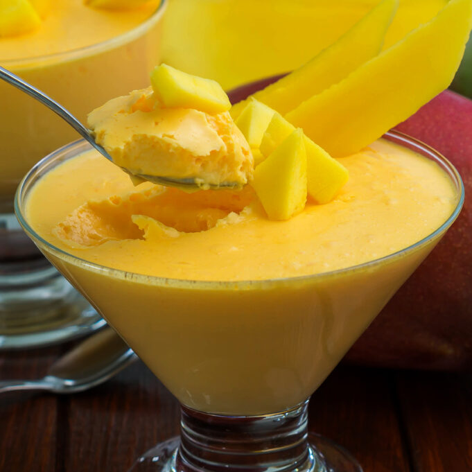Fresh Mango Mousse