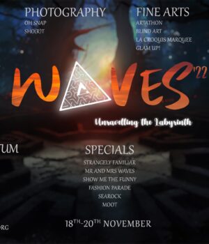 Waves, BITS Pilani Goa’s Annual Cultural Extravaganza is back for the first offline edition since 2019!