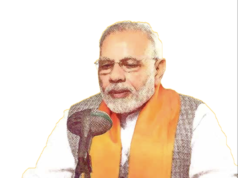 Mann Ki Baat 100 PM Narendra Modi at a Mann Ki Baat Broadcast