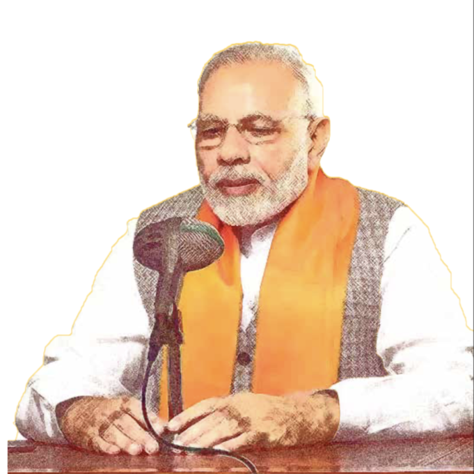 Mann Ki Baat 100 PM Narendra Modi at a Mann Ki Baat Broadcast