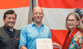 Dattaraj Salgaocar hosts Austrian National Day celebration