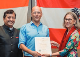 Dattaraj Salgaocar hosts Austrian National Day celebration